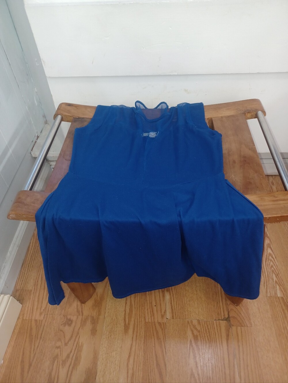 Royal Blue Sleeveless Fit & Flare Dress